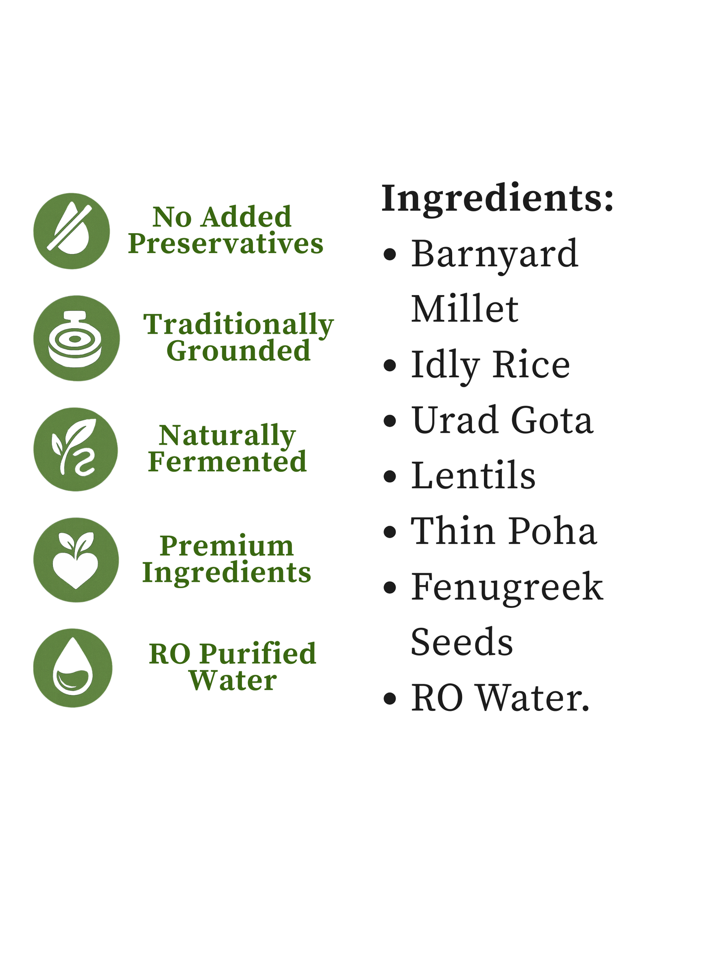 Barnyard Millet Batter