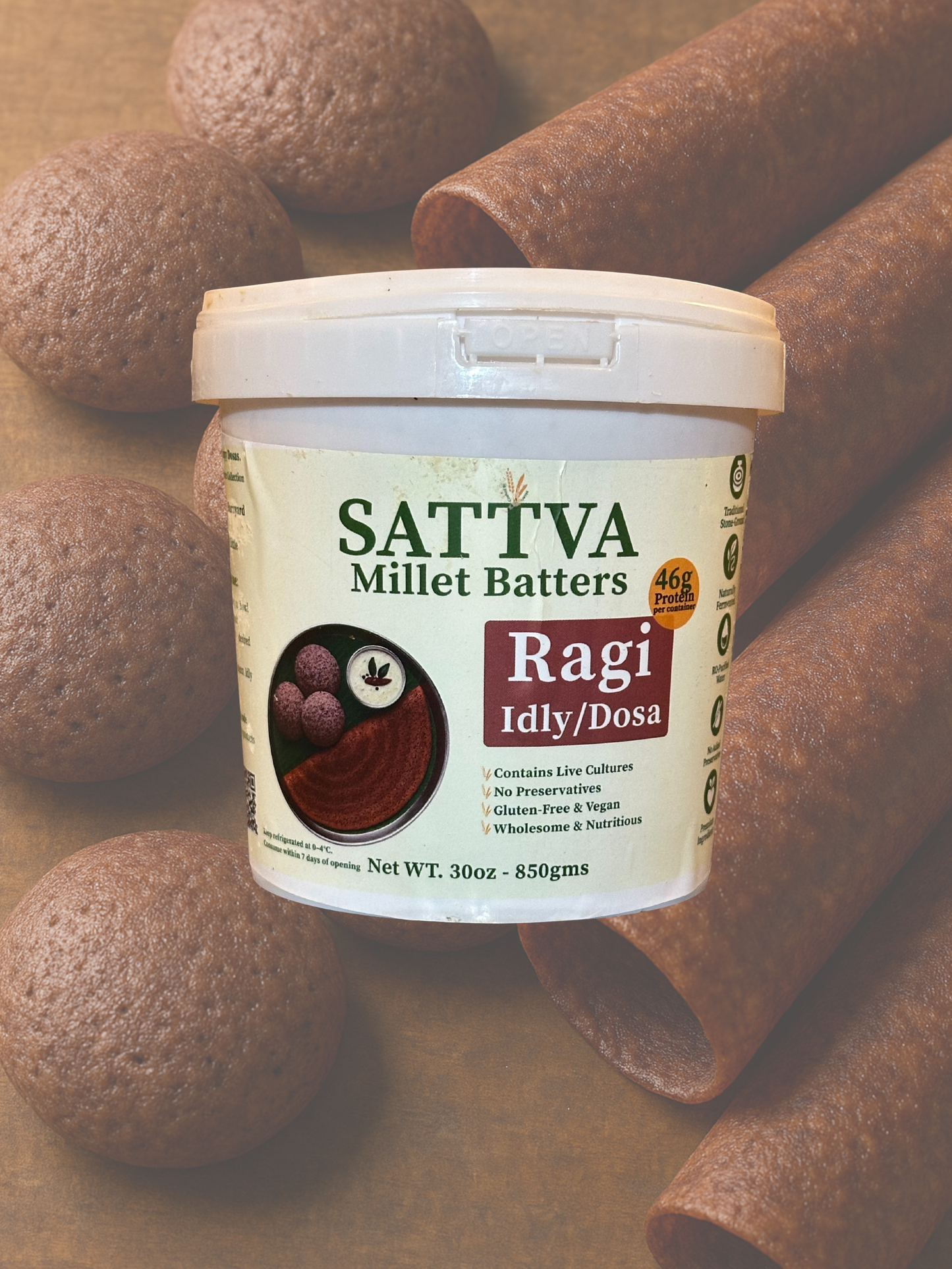 Ragi Millet Batter